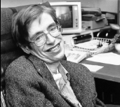 Stephen Hawking; a boundless mind within a still body, living proof that the human spirit can transcend any limitation to touch the infinite